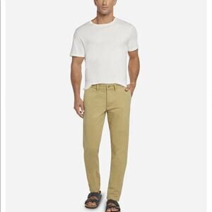 Life After Denim Modern Slim Chino Khaki Pants 33 NWT